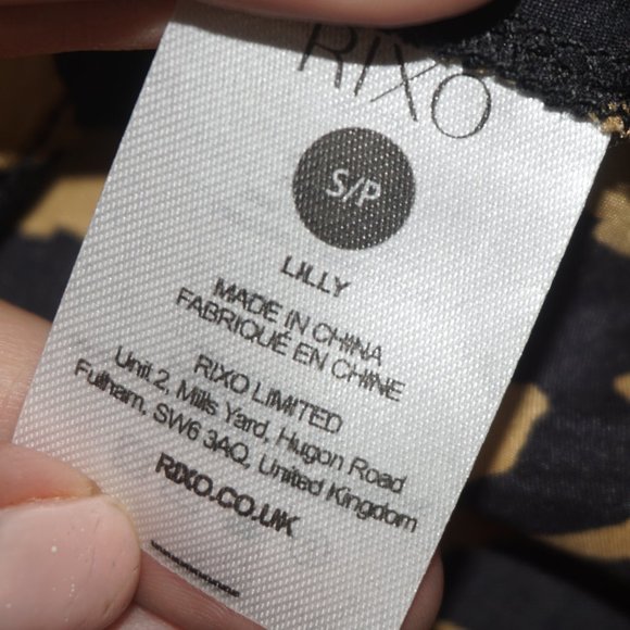 Rixo Lilly Leopard Print Silk Mini Dress Small - Picture 8 of 12